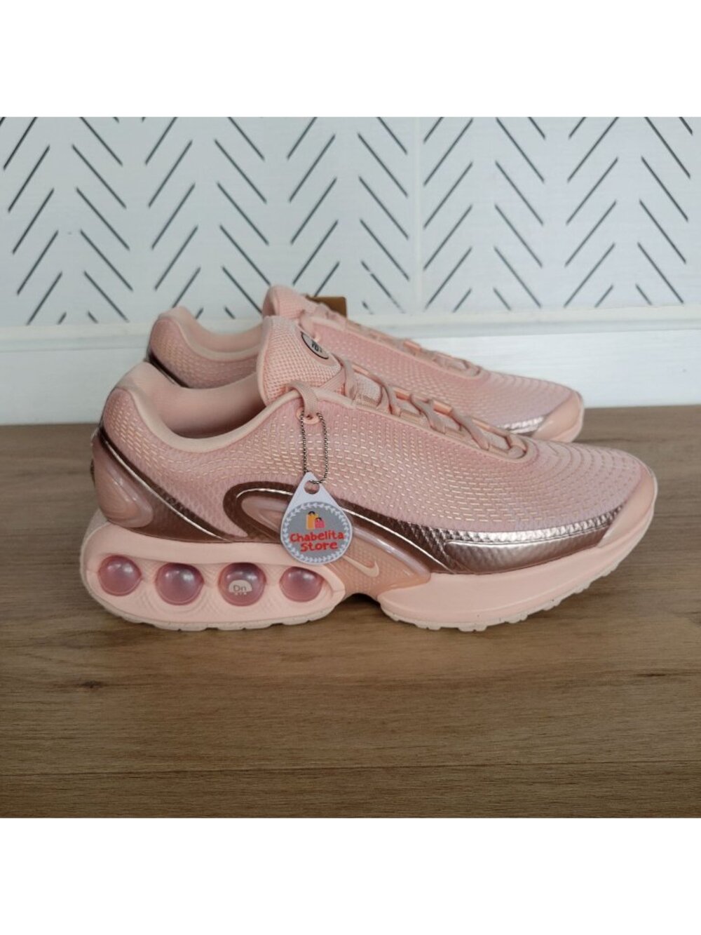 ✨Nike Air Max DN Low Sz 8.5 Men's Shoes Sneakers Peach Washed Coral HV4861-601✨